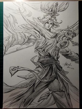 王者荣耀韩信怎么画[图2]